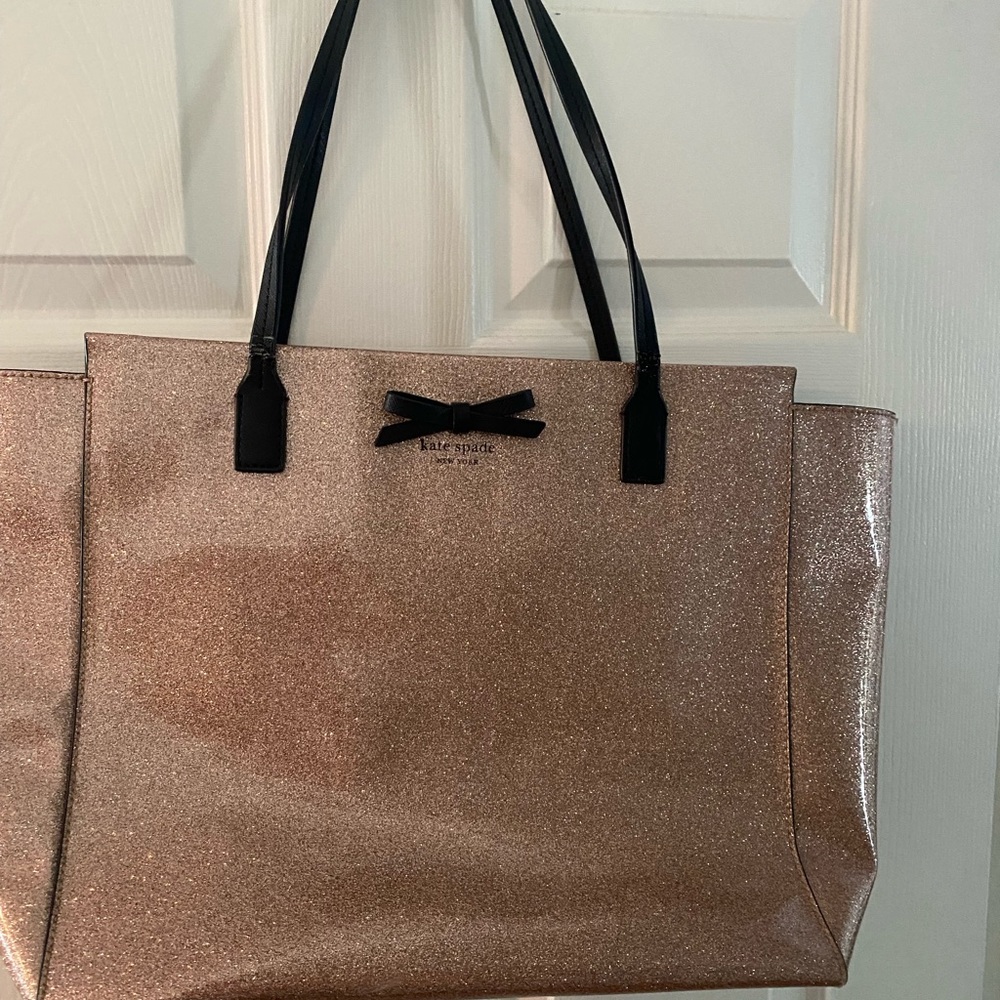 Kate spade rose gold bag